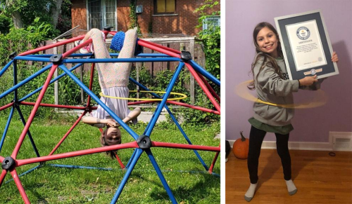 12-Year-Old Breaks Hula Hoop World Record