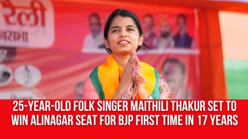  25-Year-Old Folk Singer Wins Big Becomes Youngest BJP MLA Ever in Bihar, Winning Alinagar Seat