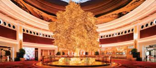  $256 Million Tree of Prosperity Shines Inside Wynn Palace, Macau