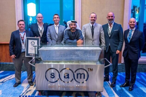  DMCC Unveils Record 1.9-Tonne Silver Bar