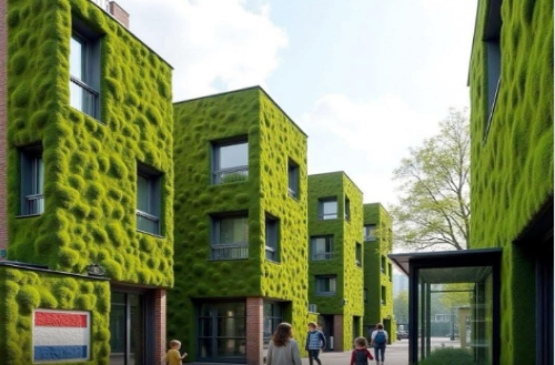  Dutch Engineers Develop “Living Bricks” That Clean Air and Absorb CO₂
