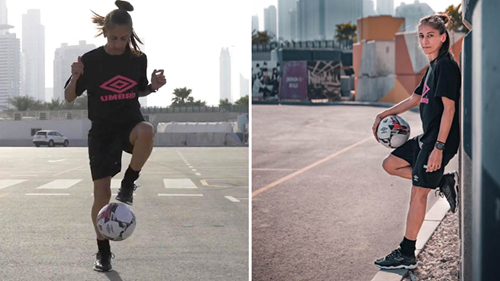  Football Freestyler Laura Biondo Breaks Two Epic Records at GWR Headquarters