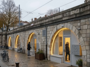 France Transforms Historic Bridge Arches Into Micro-Homes for the Unhoused in a Landmark Social Housing Initiative