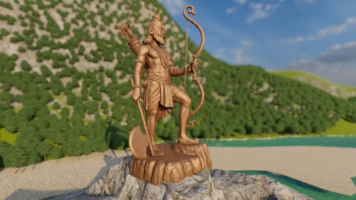  Honoring the Warrior Sage The Magnificent Sage Parshuram Statue