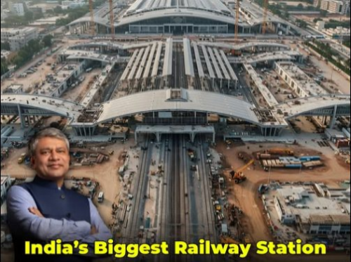  India’s Largest Railway Station Set to Transform Amaravati’s Connectivity
