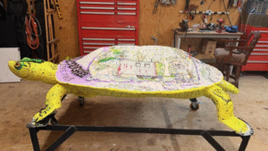 Inverness Artists Paint Giant Turtle for World Record