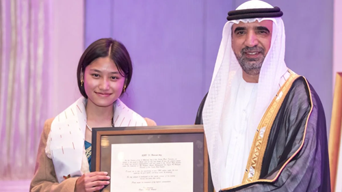  Nepal’s Prakriti Malla Honored Internationally for the World’s Most Beautiful Handwriting