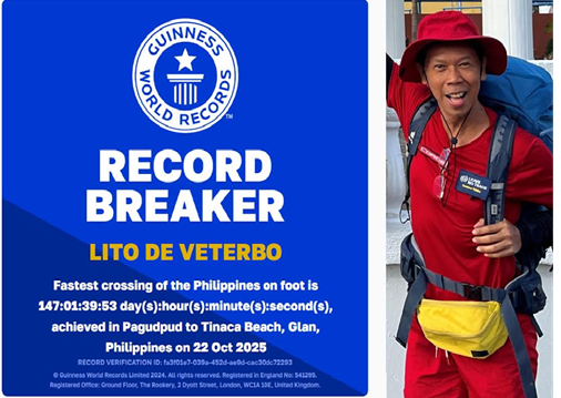  PH Runner Sets Guinness World Record