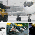 Russian Airports Use Repurposed Jet Engines to Clear Snow in Extreme Winter Conditions