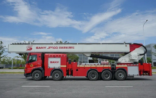  SANY JP100 Fire Truck Sets Guinness World Record™ with World’s Highest Water Jet