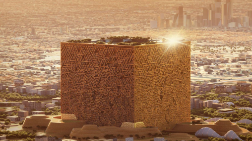  Saudi Arabia Begins Construction of the Mukaab, the World’s Largest Cube-Shaped Building