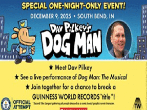 Scholastic and Dav Pilkey Aim for Guinness World Record with Epic Dog Man