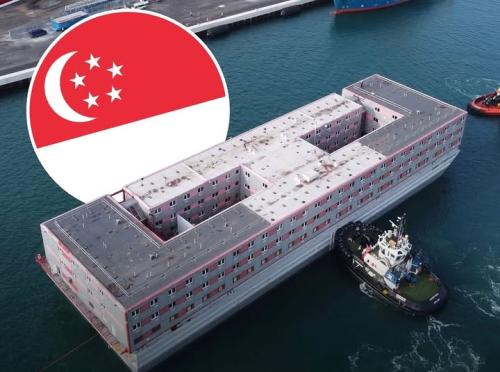  Singapore Unveils the World’s First Floating Prison, Redefining Incarceration Through Technology and Rehabilitation
