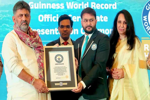  Sintex Sets Guinness World Record for Water Conservation