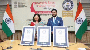 India Sets 3 Guinness World Records Under ‘Swasth Nari’ Campaign