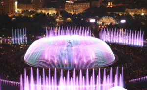 The Bucharest Fountains Create History with World’s Longest Choreographed Fountain System