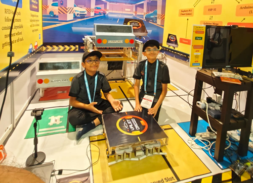  Vadodara Students Invent Innovative Valet Parking System, Showcasing Young Creativity