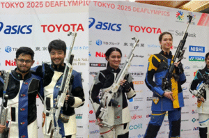 World Record & Double Podiums! India Sweep Four Medals, Led by Srikanth’s Historic Gold at Tokyo Deaflympics