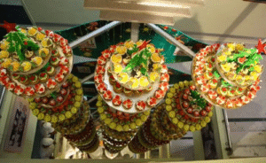 World Record for Tallest Christmas Cupcake Tree