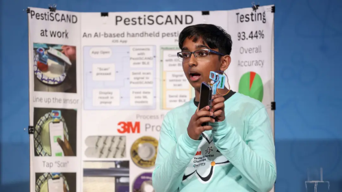  14-Year-Old Indian Innovator Develops AI Device to Detect Harmful Pesticides Instantly