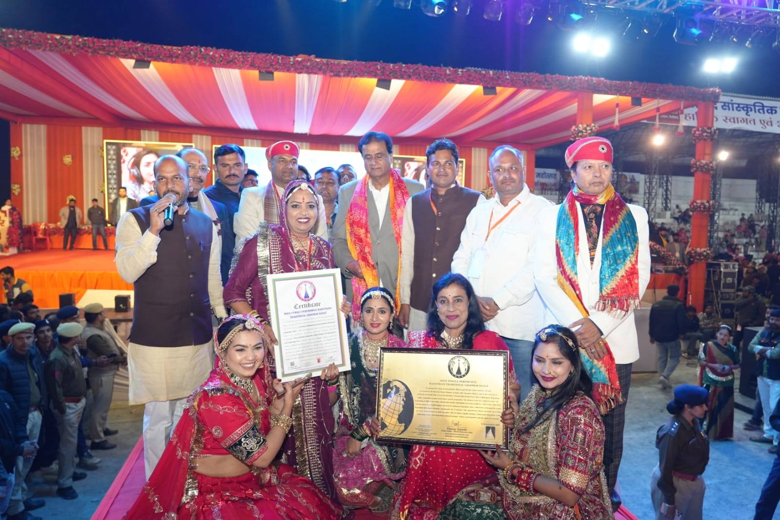 Over 15,000 Women Create New World Record with Grand Ghoomar Dance in Chittorgarh