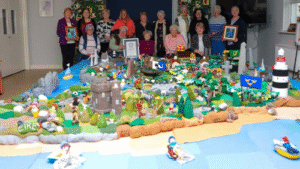 Crafty Irish Women Knit the World’s Largest Woolen Diorama, Setting a New Global Record