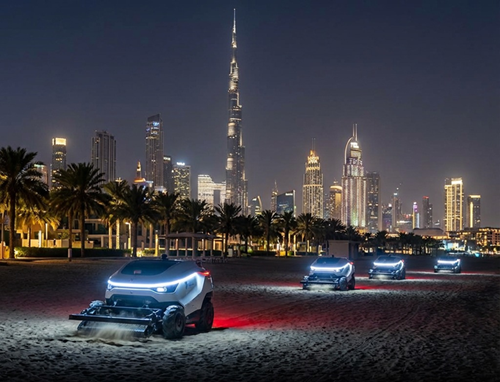  Dubai Deploys Autonomous Electric Fleet to Keep Beaches Pristine