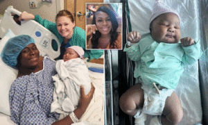 Florida Mother Gives Birth to Record-Breaking 13-Pound Baby at St. Joseph’s Hospital-South