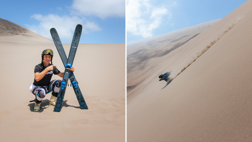  French Skier Sets Downhill Speed Record on Sand Dune, Burns Hole in Skis