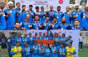 Historic Double Gold! India Shines at Asian Masters Hockey Cup in Hong Kong