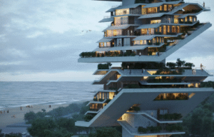 Houpé Tower Iran’s Award-Winning Vision for a Vertical Coastal Neighborhood