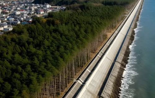 Japan Builds 395 km Tsunami Wall and Plants 9 Million Trees in Landmark Coastal Safety Project