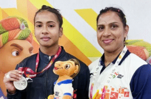 Mother-Daughter Duo Claims Gold Together at ASMITA Khelo India Women’s Weightlifting League