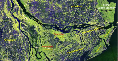  NISAR Captures Stunning High-Resolution Image of Godavari River Delta, India