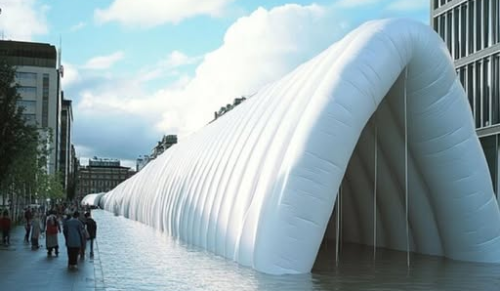  Netherlands Unveils Underground Inflatable Barriers That Rise Automatically to Stop Urban Floods