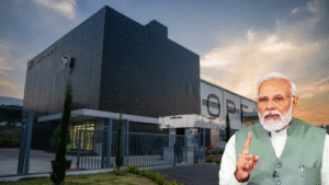 PM Modi Unveils India’s First Private Orbital Rocket Vikram-I at Skyroot’s New Infinity Campus