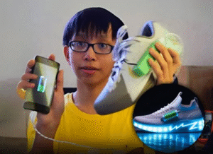Philippine Teen Angelo Casimiro Invents Foot-Powered Phone Charger