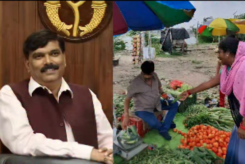  Senior Administrative Officer Helps Run Vegetable Stall to Support Woman Vendor