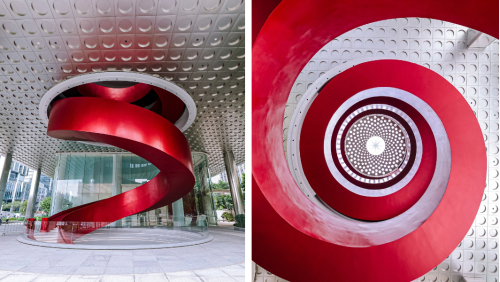  Spiral Staircase as Stunning as the Art It Leads to Claims World Record