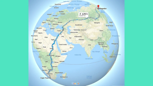  The World’s Longest Walk A 22,387 km Journey From Cape Town to Magadan