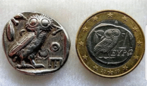 Two Coins, One Watchful Owl How Ancient Athens Still Lives in Modern Greek Currency