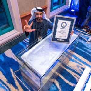 UAE Unveils World’s Largest Silver Bar as 1,971kg Piece Shatters Guinness World Record