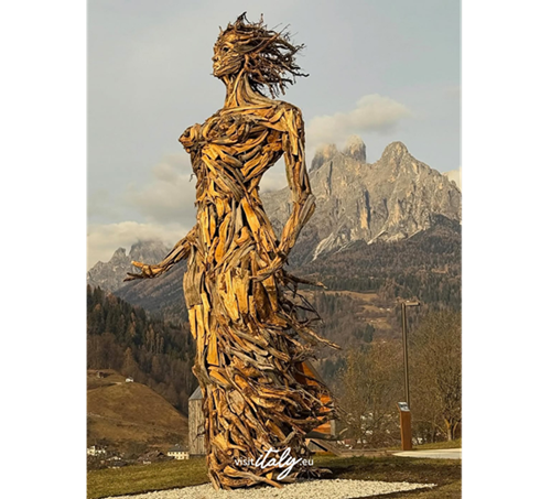  World-Class Wooden Giant “La Guàna del Primiero” Unveiled in Trentino