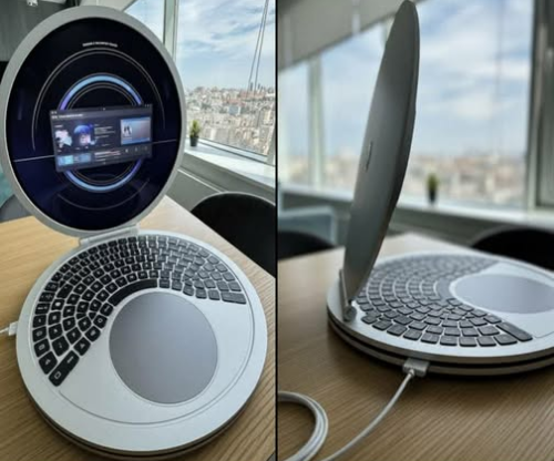 Circular Laptops’ Go Viral on X The Wild Startup Concept Redefining the Future of Screens