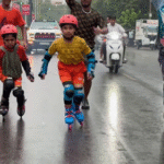 Brother‑Sister Duo Skates 700 km from Ghaziabad to Gonda