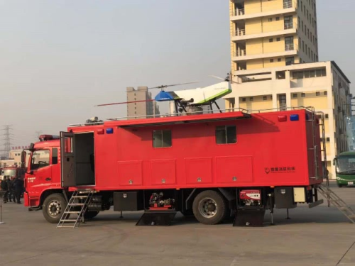  China Unveils Truck-Mounted Firefighting Drone System for Rapid Emergency Response