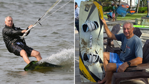 Great-Grandfather Makes Waves by Becoming the World’s Oldest Kite Surfer