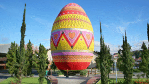 Largest Painted Easter Egg,