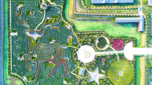 Largest hedge maze