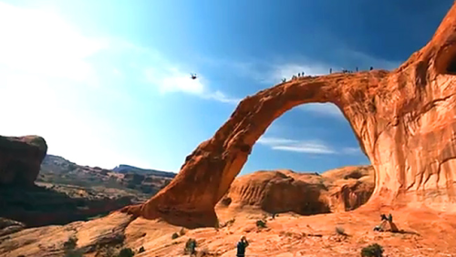  Largest rope swing Devin Graham and his friends set world record